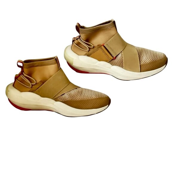 Sorel Explorer Defy Mid Sneaker High Top Tan with White Outsole Women's 9.5 - Picture 2 of 12